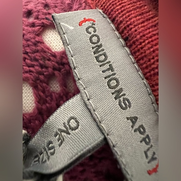 CONDITIONS APPLY ANTHROPOLOGIE Knit Crochet Cardigan Duster Grandmacore Grandpa - Picture 5 of 7